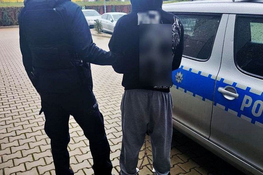 areszt zatrzymany nękanie groźby