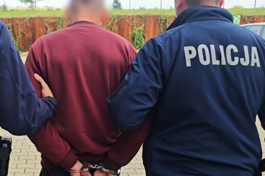 zatrzymanie groźby podejrzany