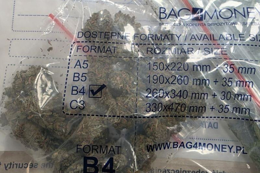 narkotyk worek foliowy