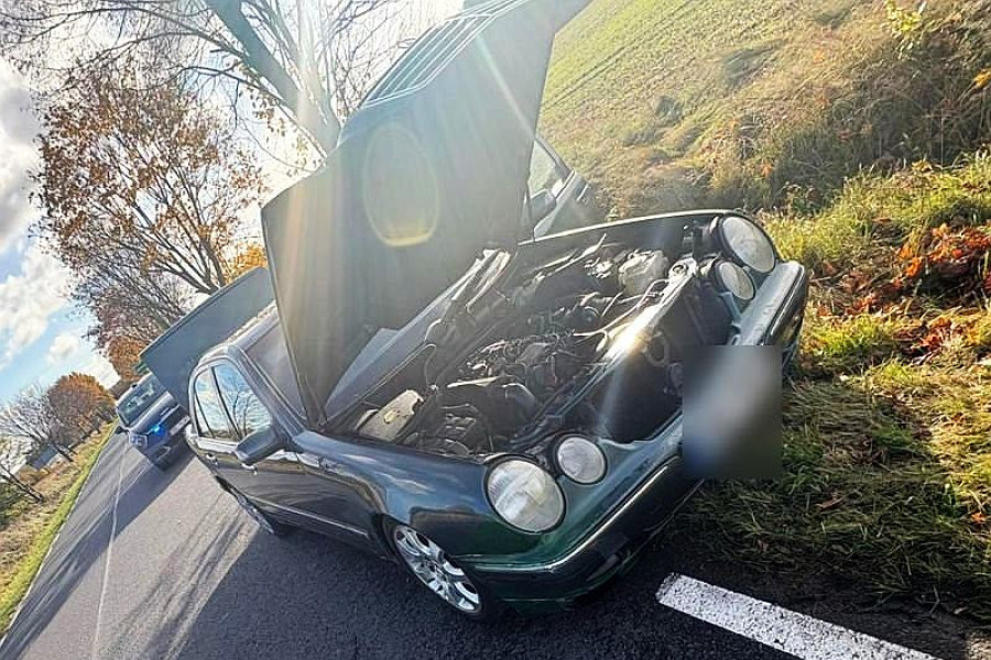 pościg mercedes nowogrodziec