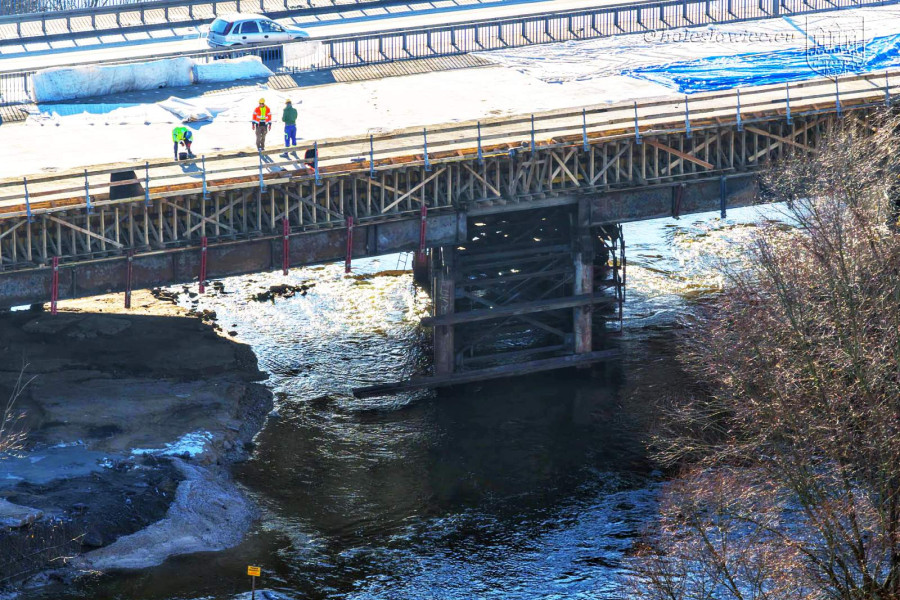 budowa most nad bobrem