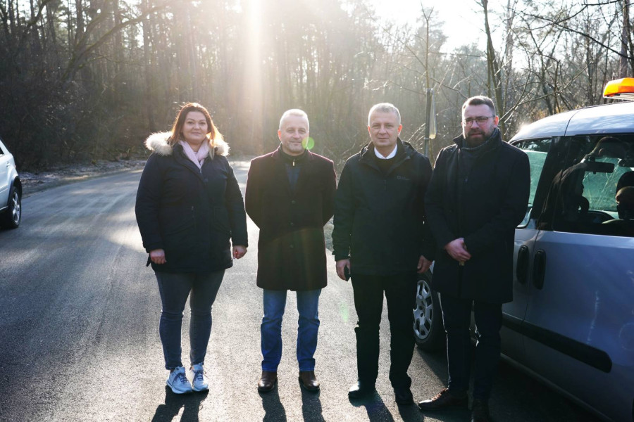 inwestycja odbiór droga powiatowa łozy