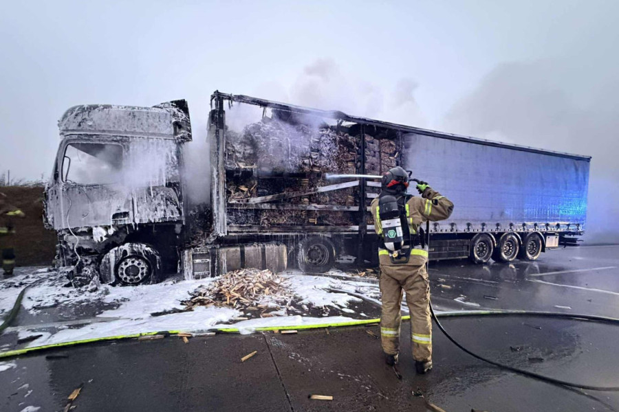 ciężarówka strażak