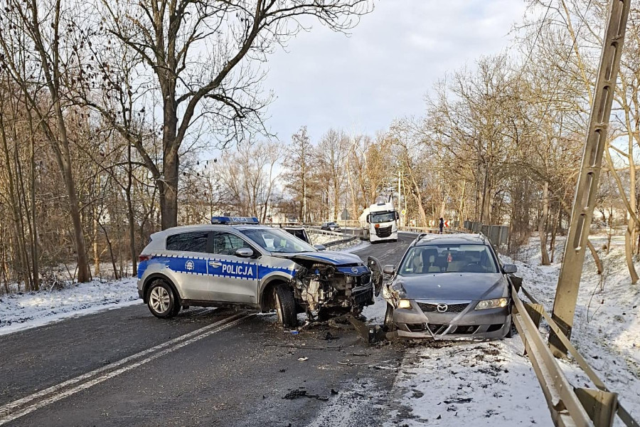 radiowóz kolizja
