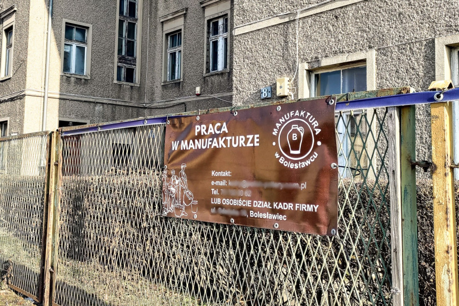 baner manufaktura praca zc bolesławiec