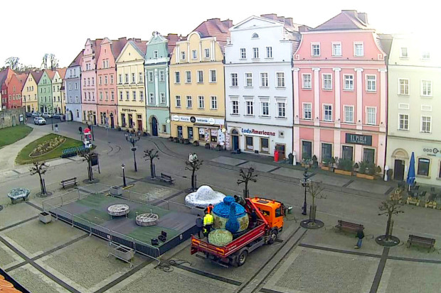 dekoracje rynek święta imbryk