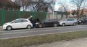 Karambol na Wróblewskiego. Zderzyły się cztery auta. Sprawca ukarany mandatem