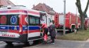 Interwencja straży pożarnej i zespołu ratownictwa medycznego przy Kosiby