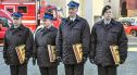 Strażacy z Bolesławca docenieni przed komendanta głównego! Za uratowanie życia dwóm osobom