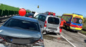 Potworny karambol na A4, zderzyło się 8 pojazdów. 7 osób rannych, jedną zabrał śmigłowiec LPR-u