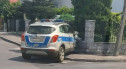 Wypadek radiowozu policyjnego w Kruszynie
