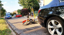 Motocyklista zderzył się z BMW