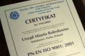 Urząd Miasta otrzymał certyfikat ISO