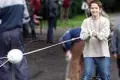 Rodzice i dzieci bawili się na festynie w Czwórce