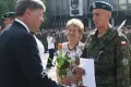 Pod koniec lata żołnierze złożyli przysięgę