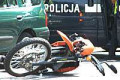 Motocyklista został ranny w wypadku