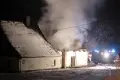 Spłonęło pomieszczenie gospodarcze w Lubkowie