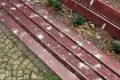 Brudne ławki na plantach