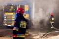 Dwa tiry płonęły na stacji Orlen