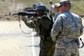 Situational shooting by PKW KFOR soldiers