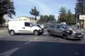 Zderzenie Fiata i Opla, jedna osoba ranna