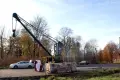 Kowarski żuraw kolejowy wyremontowany