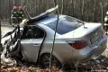 Groźny wypadek na drodze nr 296 koło Węglińca