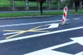 Na Tysiąclecia poprawiono oznakowanie i postawiono słupki