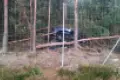 Zderzenie dwóch aut na drodze krajowej A18