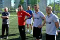 Piłkarze i trener Zagłębia Lubin w Bolesławcu