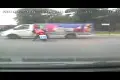 O mało nie zabił motocyklisty