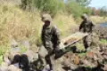 25 bomb lotniczych w korycie rzeki. Na miejscu nasi saperzy