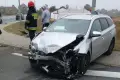Kolizja w Wykrotach. Toyota zderzyła się z Fordem