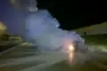 Dwa wypadki we Wszystkich Świętych, w tym pożar auta na A4
