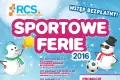 Sportowe Ferie 2016 – cykl bezpłatnych imprez dla dzieci i młodzieży