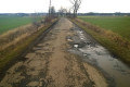 Dziurawa droga z Ocic do Gościszowa