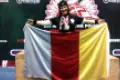 Grad medali armwrestlerki Sonii Turzynieckiej na imprezie pod patronatem Arnolda Schwarzeneggera