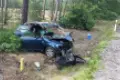 Śmiertelny wypadek koło Kozłowa - 1 osoba nie żyje, 5 jest rannych