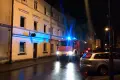 Pożar w kamienicy przy 1 Maja w Bolesławcu