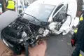 Trzy osoby w szpitalu po zderzeniu dwóch aut w Kozłowie