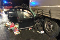 Śmiertelny wypadek na A4. Kierowca Mitsubishi zginął na miejscu, pasażerka ranna