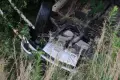 Auto dachowało pod Bolesławcem przez rozlany na drodze olej