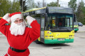 W miejskich autobusach można będzie spotkać św. Mikołaja
