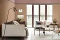 Przytulny salon z Dulux Kolorem Roku 2018 – Różowy a brąz