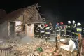 Wybuch gazu w domu, śmigłowiec zabrał kobietę do szpitala