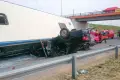 Nasi strażacy na widowiskowych ćwiczeniach na S3