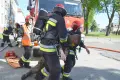 Alarm pożarowy w 23 Śląskim Pułku Artylerii