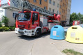 Akcja straży pożarnej przy Gałczyńskiego