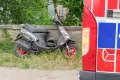 Wywalił się na motorowerze, był kompletnie pijany