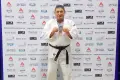 Edward Spraski ze srebrnym medalem Mistrzostw Europy Weteranów w judo